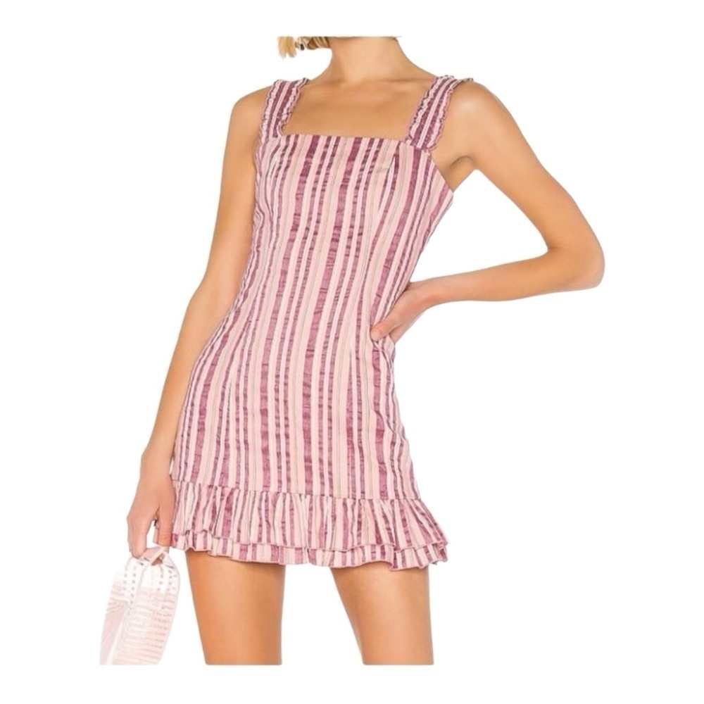 Alexis Brandy Dress in Rose Stripe
